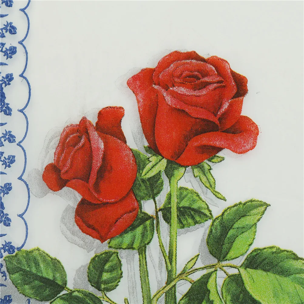 20Pcs/lot Disaspoble Rose Flower Paper Napkin Tissue Napkins Decoration Paper Party Tableware Festive Party Supplies 33x33cm
20Pcs/lot Disaspoble Rose Flower Paper Napkin Tissue Napkins Decoration Paper Party Tableware Festive Party Supplies 33x33cm