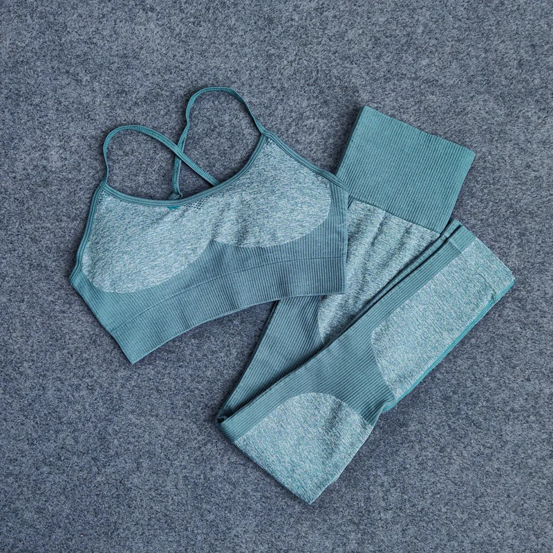 Women Seamless Yoga Sets Sports Suit Gym Fitness Clothing Tights Padded Push-up Sports Bra High Waist Leggings Running Workout
Women Seamless Yoga Sets Sports Suit Gym Fitness Clothing Tights Padded Push-up Sports Bra High Waist Leggings Running Workout