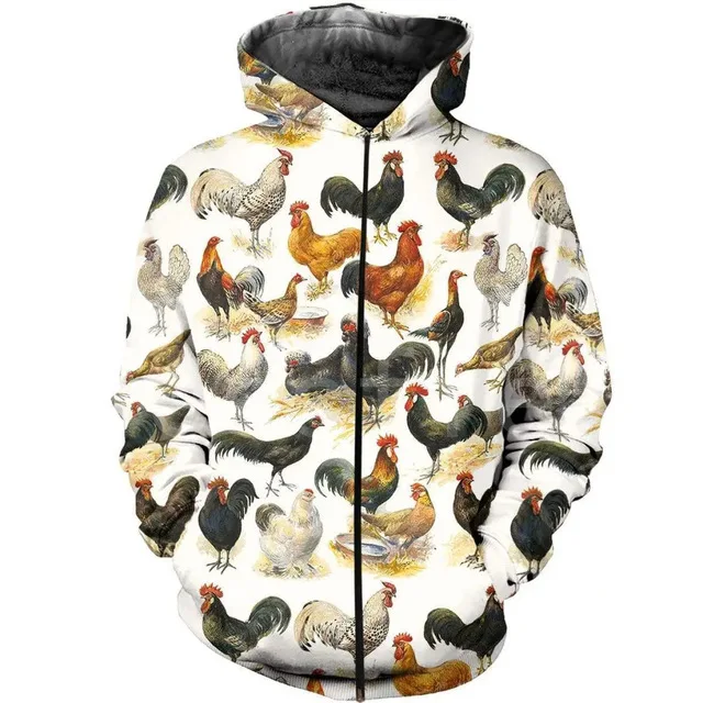LIASOSO Animal Symbol Chicken Rooster Funny Crewneck NewFashion Tracksuit Harajuku 3DPrint Zipper/Hoodies/Sweatshirts/Jacket
LIASOSO Animal Symbol Chicken Rooster Funny Crewneck NewFashion Tracksuit Harajuku 3DPrint Zipper/Hoodies/Sweatshirts/Jacket