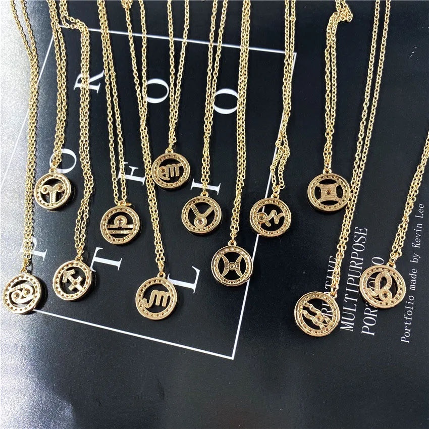 Men's Women's 12 Horoscope Zodiac Sign Gold Pendant Necklace Charm Leo 12 Constellations Jewelry Cardboard Kids Christmas Gifts
Men's Women's 12 Horoscope Zodiac Sign Gold Pendant Necklace Charm Leo 12 Constellations Jewelry Cardboard Kids Christmas Gifts