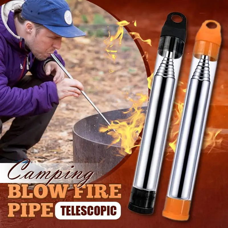 Outdoor Blow Fire Tube Mouth Blowpipe Collapsible Telescopic Fire Blow Pipe Stainless Steel Blowing Fire Stick Camping Equipment
Outdoor Blow Fire Tube Mouth Blowpipe Collapsible Telescopic Fire Blow Pipe Stainless Steel Blowing Fire Stick Camping Equipment