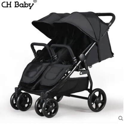 Chbaby Twin с высоким обзором два маленьких детская двухместная коляска может сидеть