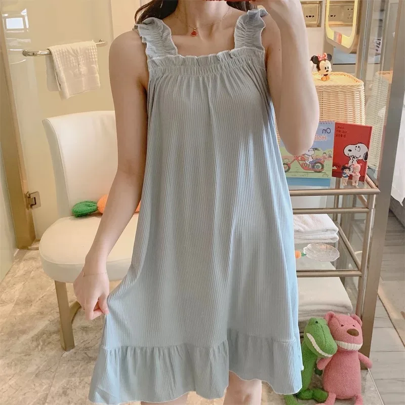 Summer Nightdress Solid Ice-silk Trendy Casual Home Plus Size Loose Nightwear Sexy Thin Womens Bathrobe Chic
Summer Nightdress Solid Ice-silk Trendy Casual Home Plus Size Loose Nightwear Sexy Thin Womens Bathrobe Chic