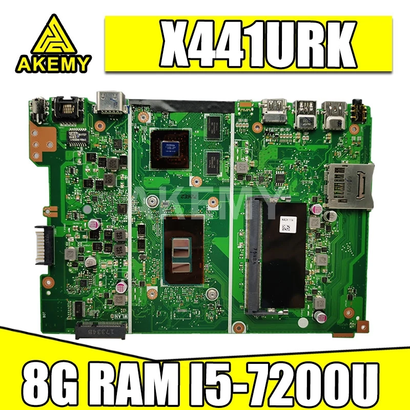 for ASUS X441UV X441UVK X441UR X441URK X441UB mainboard Laptop motherboard w/ GT940M (V2G) 8G /I5-7200U CPU
for ASUS X441UV X441UVK X441UR X441URK X441UB mainboard Laptop motherboard w/ GT940M (V2G) 8G /I5-7200U CPU