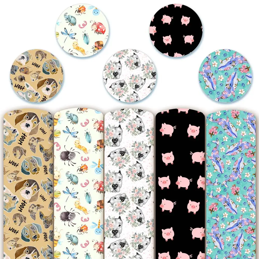 Faux Leather Cartoon Animal Dogs Printed Vinyl Sheets Synthetic Leather Fabric for Bow Making Supplies Earrings Diy 22*30cm 1pc
Faux Leather Cartoon Animal Dogs Printed Vinyl Sheets Synthetic Leather Fabric for Bow Making Supplies Earrings Diy 22*30cm 1pc