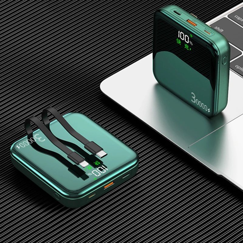 30000mAh Mini Power Bank PD 40W Fast Charging for Huawei P30 P40 Powerbank with Cable for iPhone 12 11 Xiaomi Samsung Poverbank
30000mAh Mini Power Bank PD 40W Fast Charging for Huawei P30 P40 Powerbank with Cable for iPhone 12 11 Xiaomi Samsung Poverbank