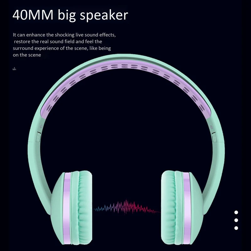 Portable Foldable Headset 3.5mm Wired Headset Gaming Headset Music Headset PC Laptop Mobile Phone
Portable Foldable Headset 3.5mm Wired Headset Gaming Headset Music Headset PC Laptop Mobile Phone