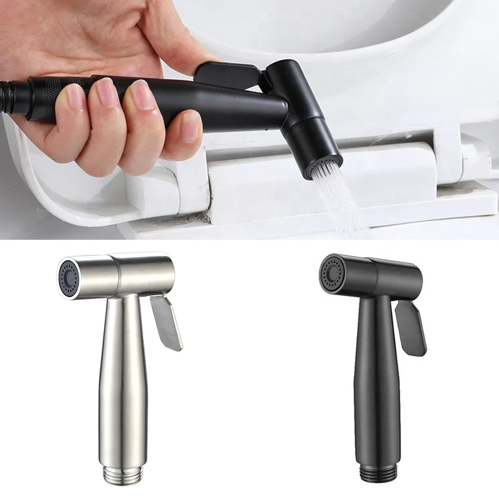 Handheld Matte Black Bidet Toilet Sprayer Douche Shattaf Shower Head Muslim Hygiene Set Toilet Self Cleaning Shower Head
Handheld Matte Black Bidet Toilet Sprayer Douche Shattaf Shower Head Muslim Hygiene Set Toilet Self Cleaning Shower Head