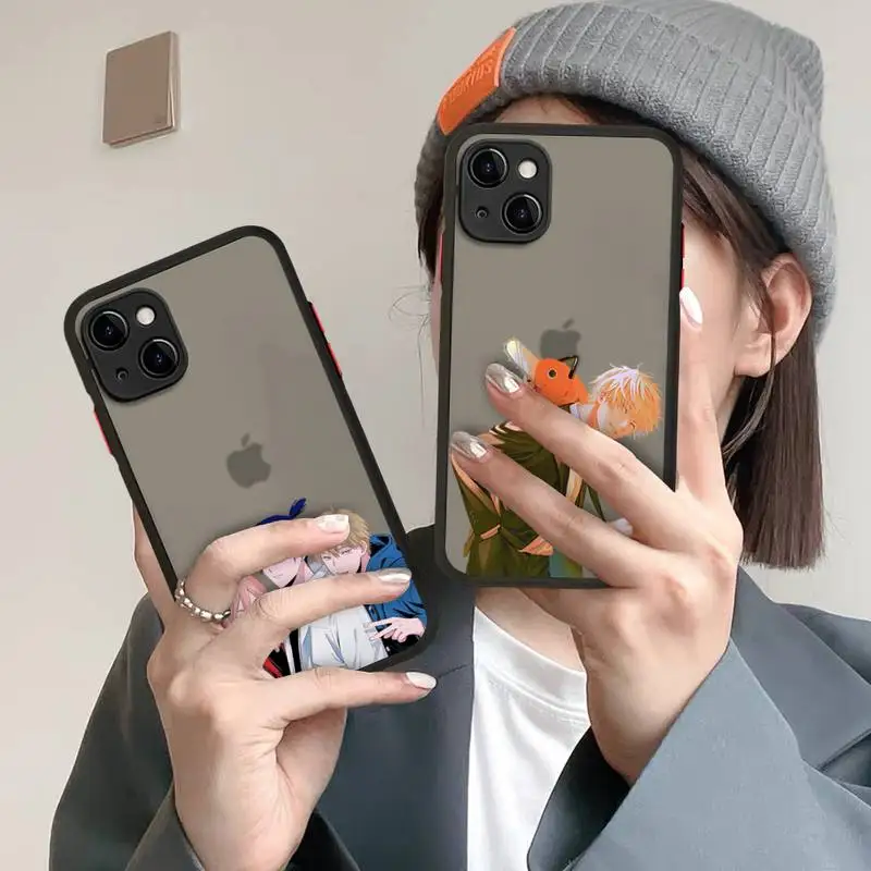 Anime Chainsaw Man Phone Case For iphone 12 11 13 Pro Max X XS Max XR 7 8 6 Plus 12mini Translucent Matte Shockproof Case 
Anime Chainsaw Man Phone Case For iphone 12 11 13 Pro Max X XS Max XR 7 8 6 Plus 12mini Translucent Matte Shockproof Case