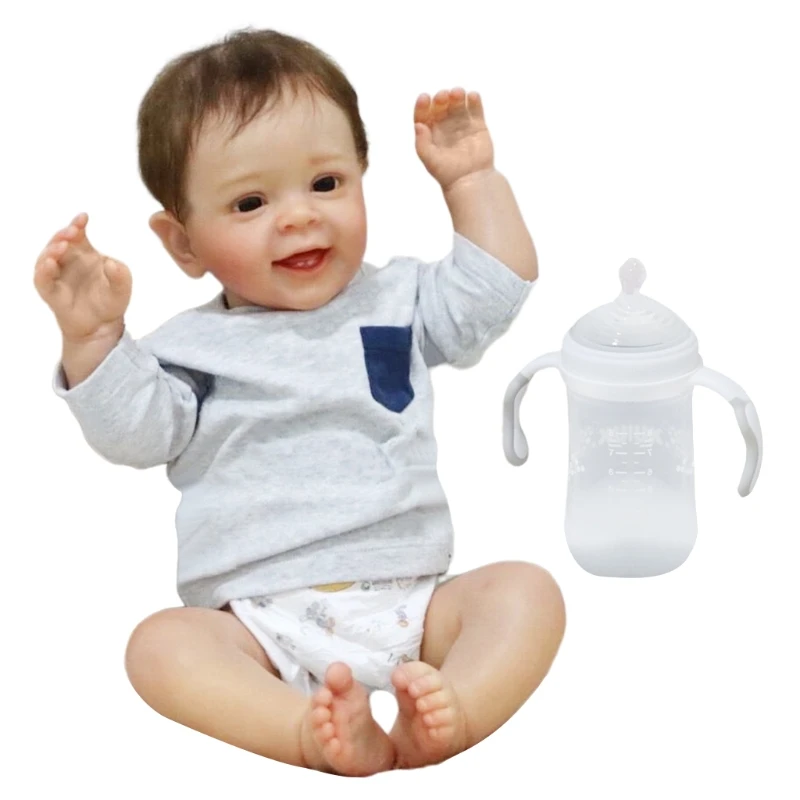 60CM Soft Toy Realistic Baby Boy Dolls w/ Acrylic-Eyes Lifelike Educational Reborn Cuddly Handicraft Toy Kids Party Gift
60CM Soft Toy Realistic Baby Boy Dolls w/ Acrylic-Eyes Lifelike Educational Reborn Cuddly Handicraft Toy Kids Party Gift