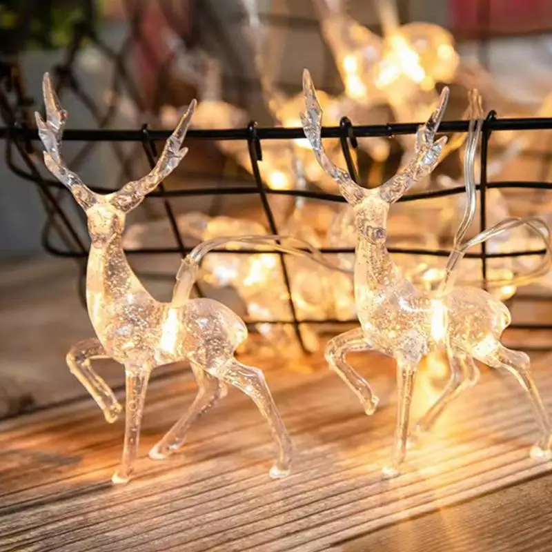 LED Sika Deer Light String Christmas Elk-shaped Oranments Xmas Tree Merry Christmas Decor For Home 2021 New Year Small Lanterns
LED Sika Deer Light String Christmas Elk-shaped Oranments Xmas Tree Merry Christmas Decor For Home 2021 New Year Small Lanterns