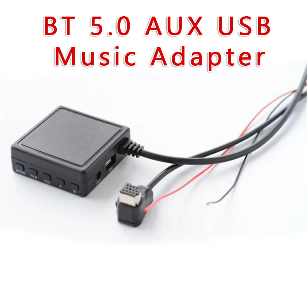 Музыкальный адаптер BT 5,0 AUX USB Bluetooth, микрофон, аудиокабель для Pioneer Radio IP-BUS P99 P01, автомобильные аудиоаксессуары
Музыкальный адаптер BT 5,0 AUX USB Bluetooth, микрофон, аудиокабель для Pioneer Radio IP-BUS P99 P01, автомобильные аудиоаксессуары