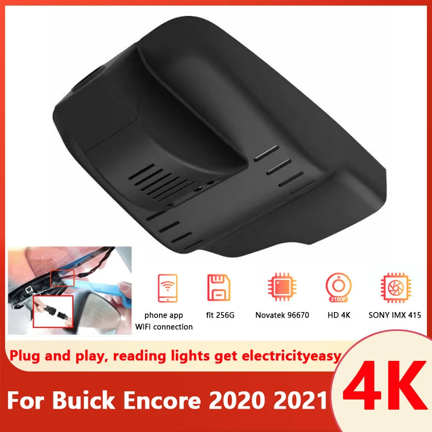 4K Easy install Car DVR dedicated driving recorder Video Recorder Camera For Buick Encore 2020 2021 Control by Mobile Phone App
4K Easy install Car DVR dedicated driving recorder Video Recorder Camera For Buick Encore 2020 2021 Control by Mobile Phone App