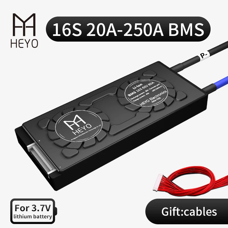 Защитная плата bms 16S для литий ионных аккумуляторов 60 В 30 А 3 7 в|Аксессуары батарей