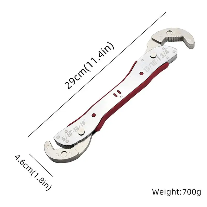 9mm-45mm Adjustable Multi-Function Spanner Tools Universal Pipe Home Hand Tool Plumbers Repair Tools Adjustable Universal
9mm-45mm Adjustable Multi-Function Spanner Tools Universal Pipe Home Hand Tool Plumbers Repair Tools Adjustable Universal