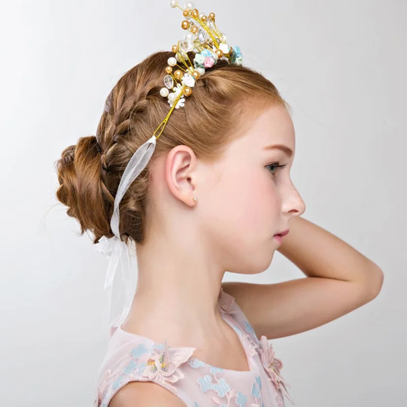 Children's Crown Headwear Princess Girl Crown Headband Cute Crown Crystal Flower Wedding Party Accessories Photography Props
Children's Crown Headwear Princess Girl Crown Headband Cute Crown Crystal Flower Wedding Party Accessories Photography Props