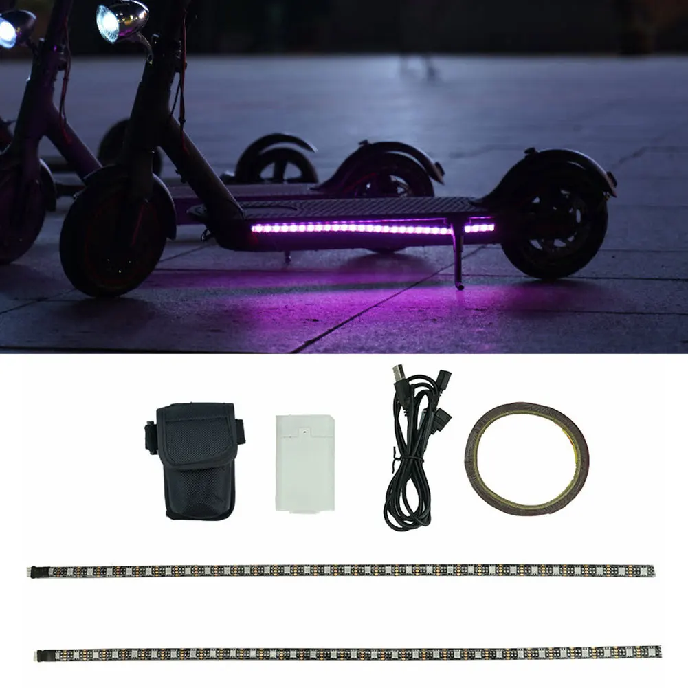 New Scooter Light Strip Colorful LED Strip Light Chassis Decorative Lamp for Xiaomi Mijia M365 / M365 Pro Electric Scooter Parts
New Scooter Light Strip Colorful LED Strip Light Chassis Decorative Lamp for Xiaomi Mijia M365 / M365 Pro Electric Scooter Parts