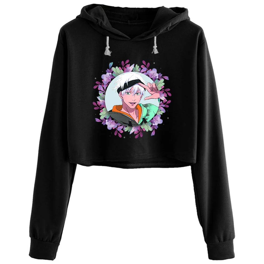 Satoru Gojo Jujutsu Kaisen Crop Hoodies Women Grunge Harajuku Anime Emo Pullover For Girls
Satoru Gojo Jujutsu Kaisen Crop Hoodies Women Grunge Harajuku Anime Emo Pullover For Girls