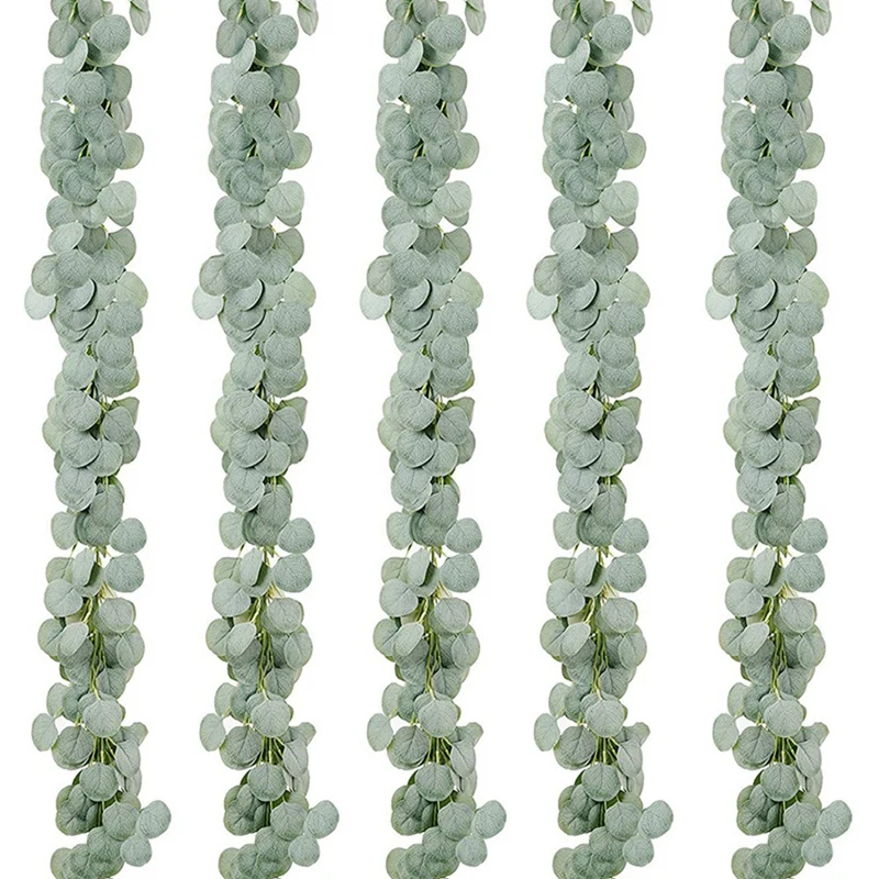 Hot YO-5 Pack Artificial Eucalyptus Garland Greenery Eucalyptus Vines Eucalyptus Strands For Wedding Party Garden Decoration
Hot YO-5 Pack Artificial Eucalyptus Garland Greenery Eucalyptus Vines Eucalyptus Strands For Wedding Party Garden Decoration