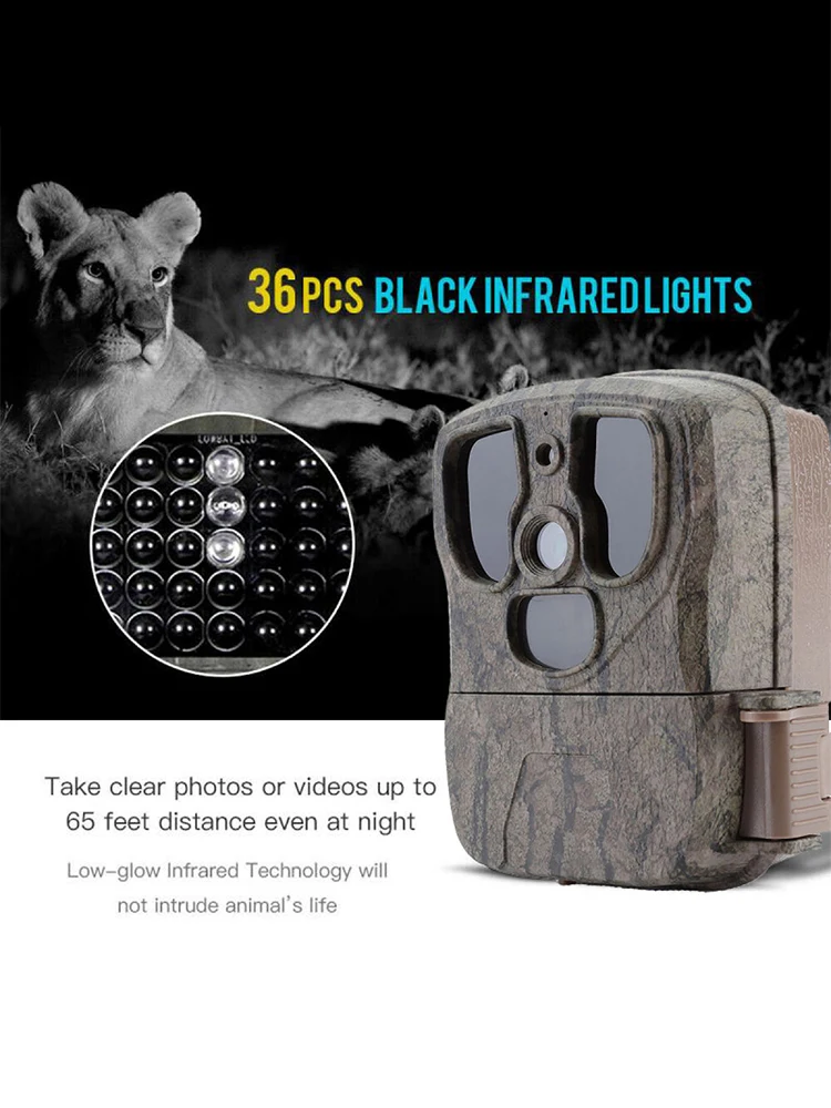 Outdoor Hunting Camera With Night Vision Waterproof 1080P 20MP HD PIR Multifunction Camera For Home Garden Wildlife Surveillance
Outdoor Hunting Camera With Night Vision Waterproof 1080P 20MP HD PIR Multifunction Camera For Home Garden Wildlife Surveillance