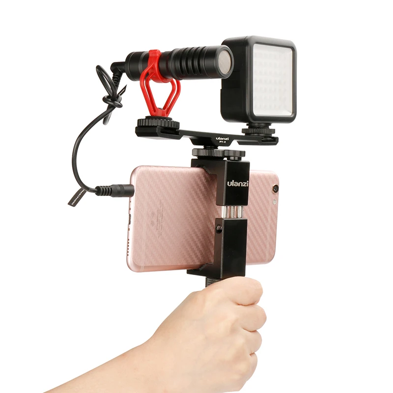 Ulanzi PT-2 Cold Shoe Plate Extension Bracket Adapter Tripod Dual Mount for Phone Vlogging Rig Setup Microphone/LED Video Light
Ulanzi PT-2 Cold Shoe Plate Extension Bracket Adapter Tripod Dual Mount for Phone Vlogging Rig Setup Microphone/LED Video Light