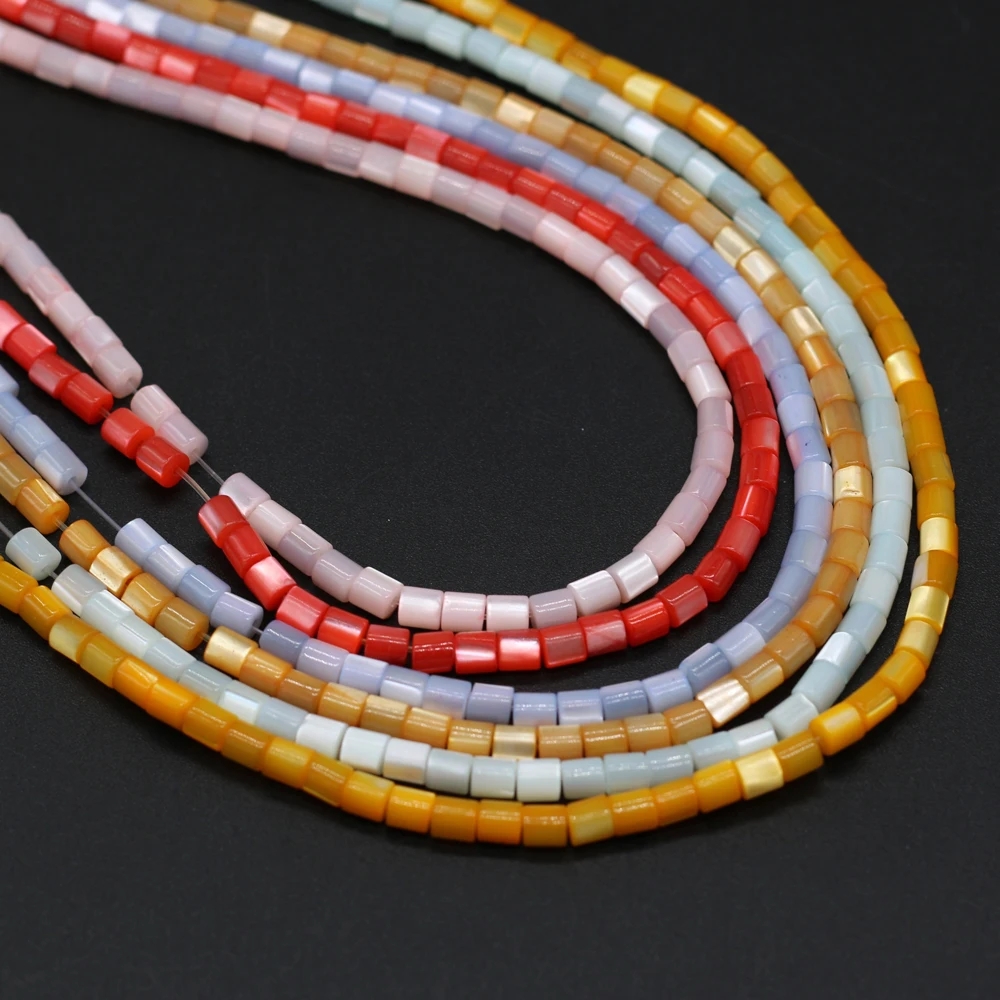 4mm Natural Shell Beads Cylinder Dyed Shell Spacer Bead for Tribal Jewelry Making Diy Bracelet Necklace Accessories
4mm Natural Shell Beads Cylinder Dyed Shell Spacer Bead for Tribal Jewelry Making Diy Bracelet Necklace Accessories
