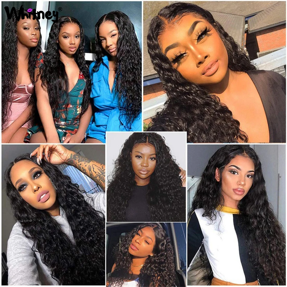 Whitney Glueles Water Wave Wig 100% Human Hair Peruvian Remy Hair Pre-Plucked 180 Density 30 Inch Lace Front Wig For Black Women
Whitney Glueles Water Wave Wig 100% Human Hair Peruvian Remy Hair Pre-Plucked 180 Density 30 Inch Lace Front Wig For Black Women