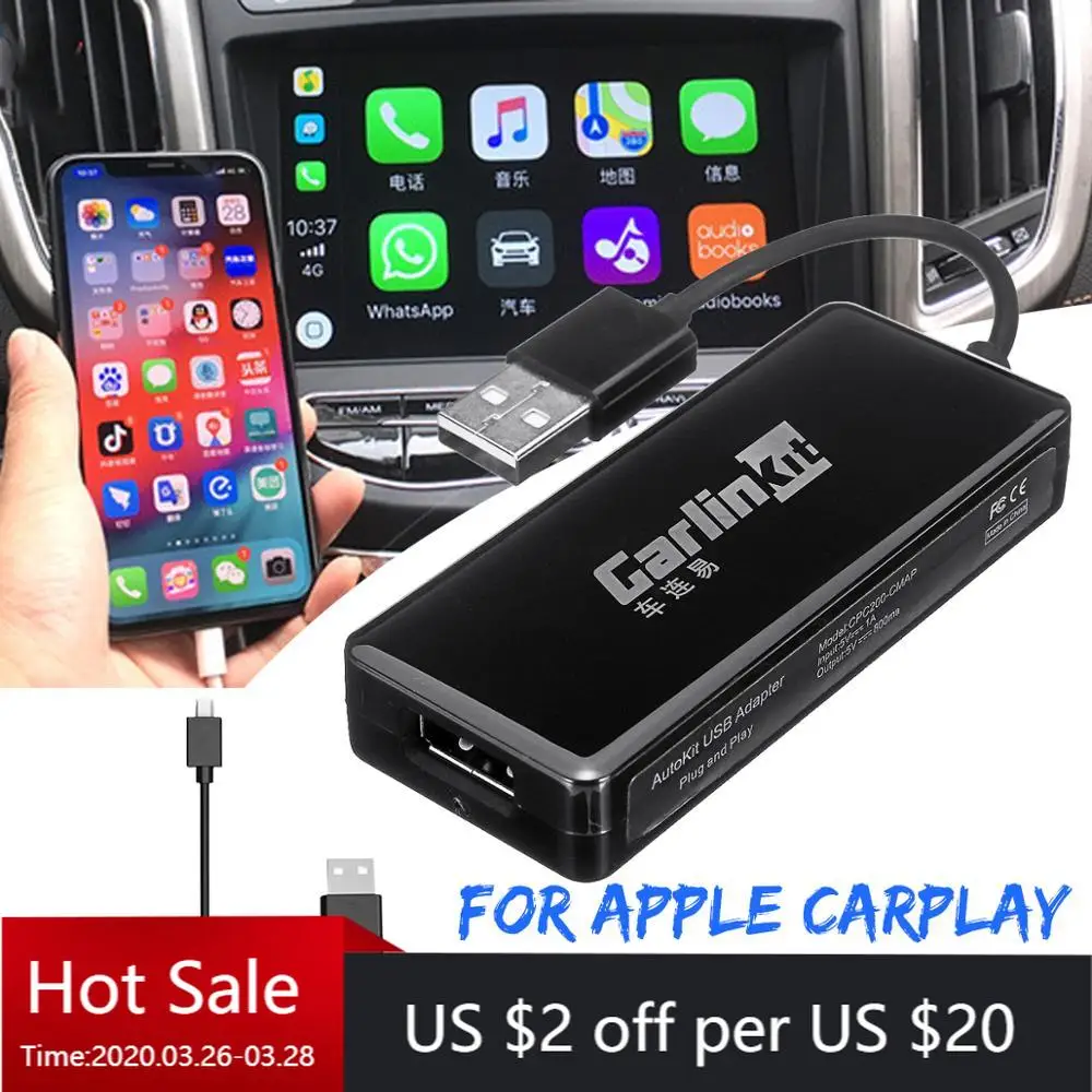 Carlinkit USB Smart Car Link Dongle for Android Car Navigation for Apple Carplay Module Auto Smart Phone USB Carplay Adapter
Carlinkit USB Smart Car Link Dongle for Android Car Navigation for Apple Carplay Module Auto Smart Phone USB Carplay Adapter