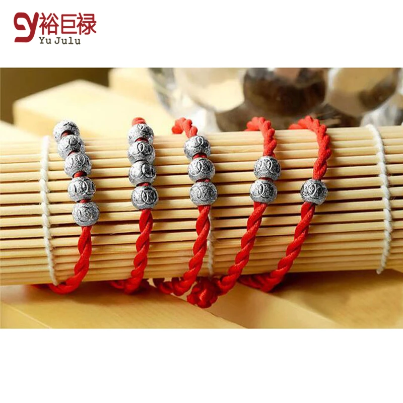 New Red Rope Benmingnian Transport Bead Weaving Belt Silver Bracelets&Bangles Jewelry for Women Bride Wedding Gift Wholesale
New Red Rope Benmingnian Transport Bead Weaving Belt Silver Bracelets&Bangles Jewelry for Women Bride Wedding Gift Wholesale