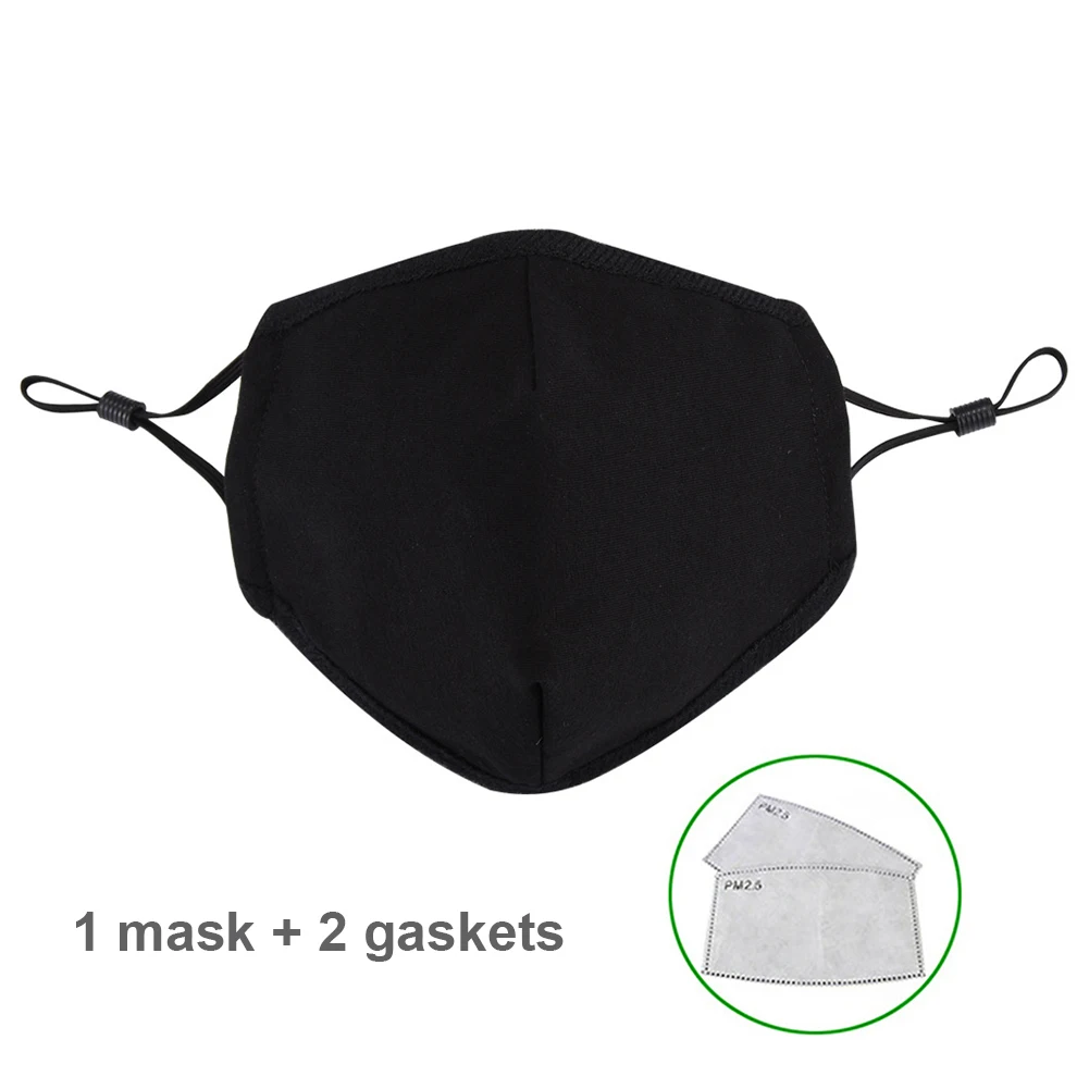 Анти загрязнения PM2.5 маска респиратор пыли моющиеся многоразовые маски хлопок
