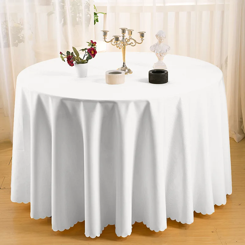 1PC Wedding Party Round Table Cloth White Solid Color Dining Tablecloth Polyester Plain for Hotel Banquet Decoration
1PC Wedding Party Round Table Cloth White Solid Color Dining Tablecloth Polyester Plain for Hotel Banquet Decoration