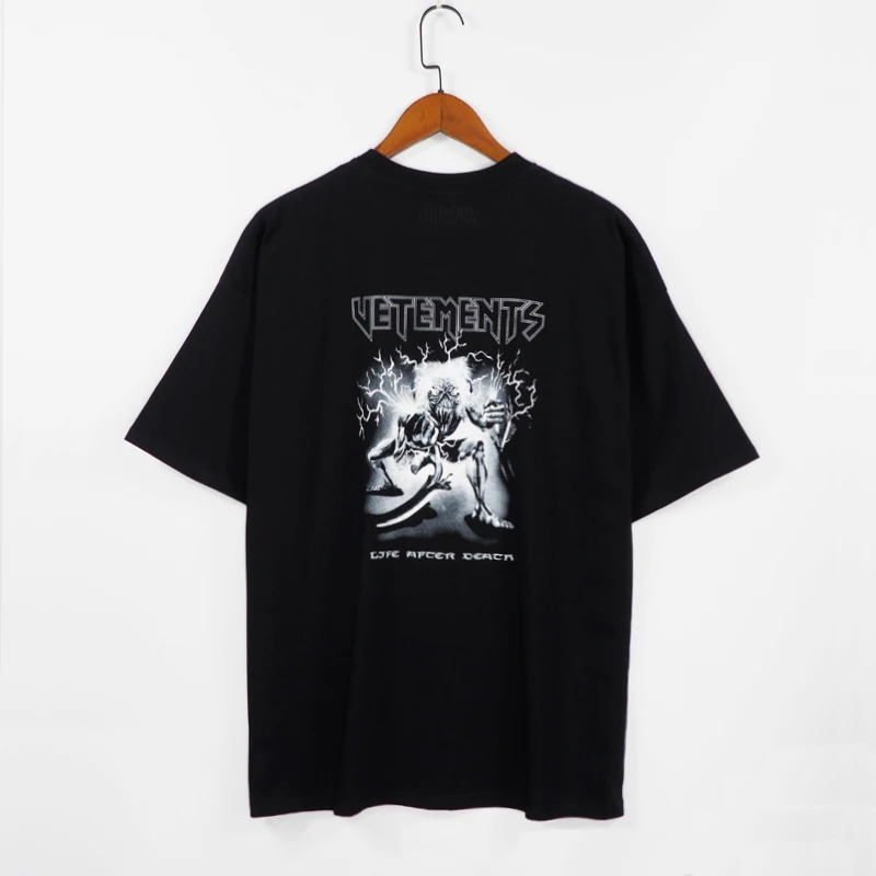 Vetements Short-sleeved Female Couple Loose Street Hip-hop Trend T-shirt Men's Cotton Round Neck Letter Print 23
Vetements Short-sleeved Female Couple Loose Street Hip-hop Trend T-shirt Men's Cotton Round Neck Letter Print 23
