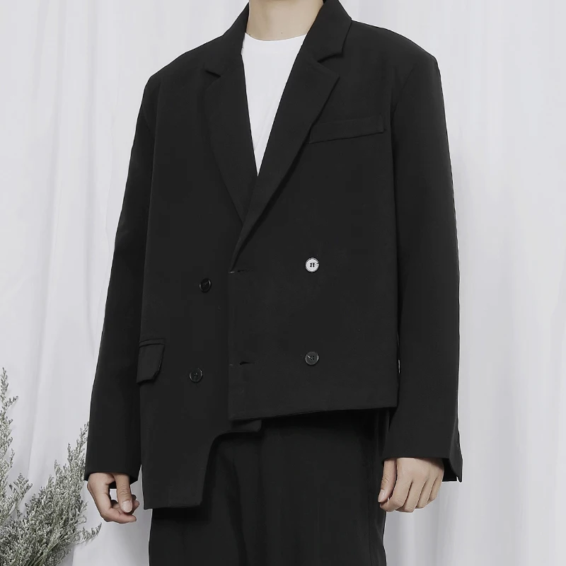 Men's Suit Coat Spring And Autumn New Asymmetrical Hem Double Breasted Design Fashion Casual Loose Large Size Coat
Men's Suit Coat Spring And Autumn New Asymmetrical Hem Double Breasted Design Fashion Casual Loose Large Size Coat