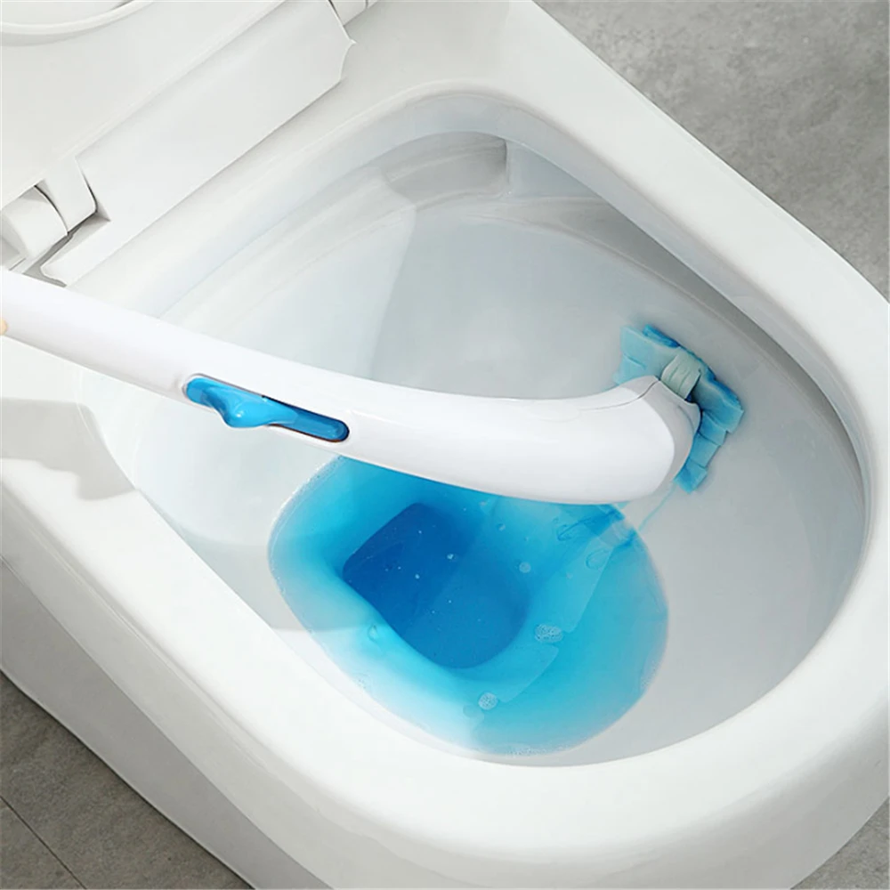 

Дельфин для туалетной щетки Бытовая одноразовая щётка для туалета с моющим средством ложки с длинной ручкой, щётка для чистки с зажимом Тип ...