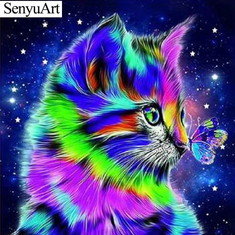 SenyuArt 5d Daimond Painting Cartoon Cat Embroidery Pattern Full Round Rhinestone Handmade Decor Cross Stitch Kit Diamond Mosaic
SenyuArt 5d Daimond Painting Cartoon Cat Embroidery Pattern Full Round Rhinestone Handmade Decor Cross Stitch Kit Diamond Mosaic