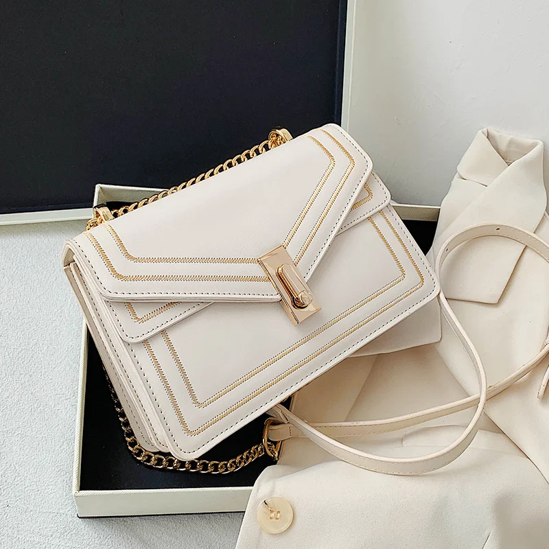 Elegant Square Messenger Bag Fashion New Quality Leather Female Design Handbag Chain Shoulder Messenger Bag
Elegant Square Messenger Bag Fashion New Quality Leather Female Design Handbag Chain Shoulder Messenger Bag