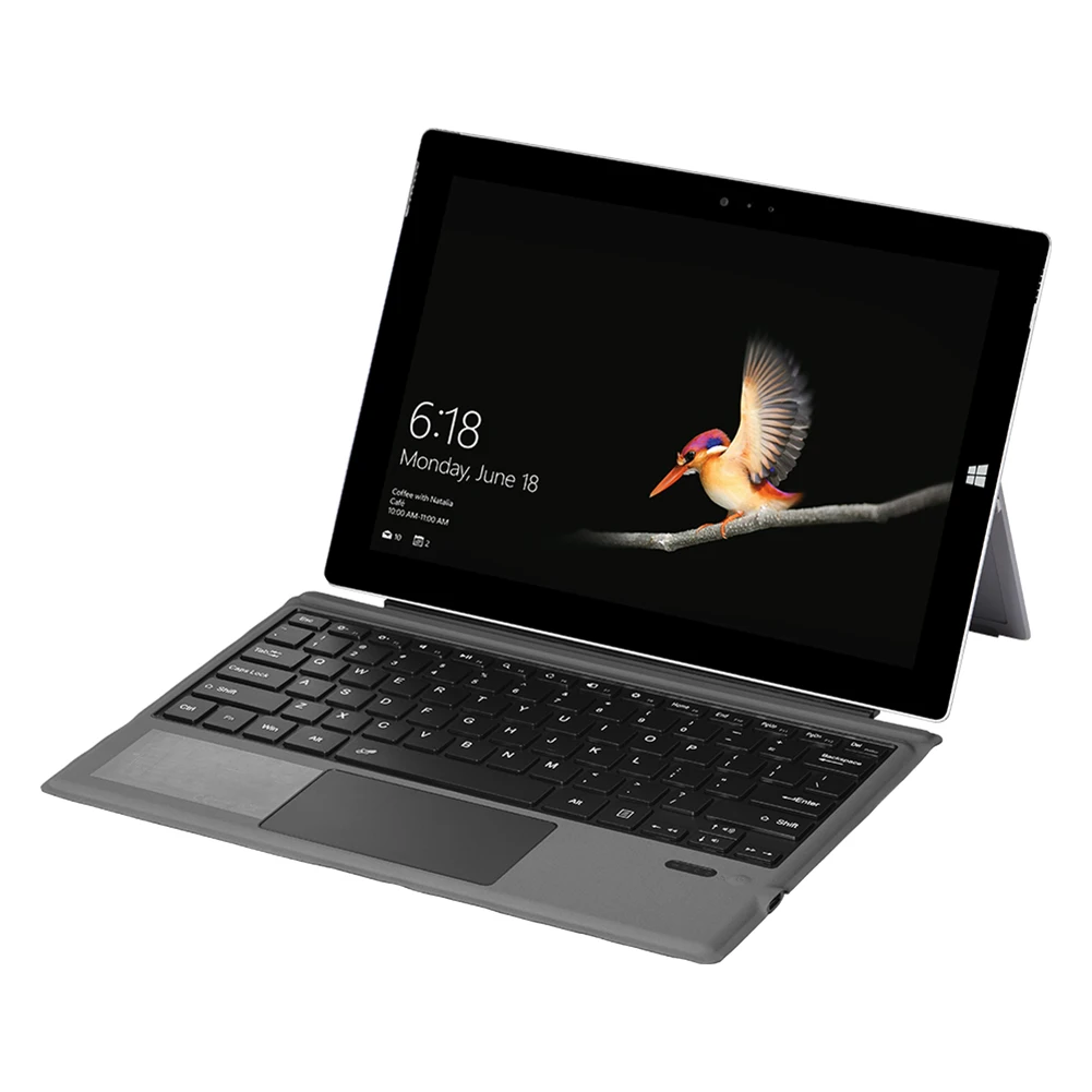 Wireless Tablet Keyboard for Microsoft Surface Pro 3/4/5/6/7 Portable Wireless 3.0 Rechargeable Keypad with Touchpad
Wireless Tablet Keyboard for Microsoft Surface Pro 3/4/5/6/7 Portable Wireless 3.0 Rechargeable Keypad with Touchpad