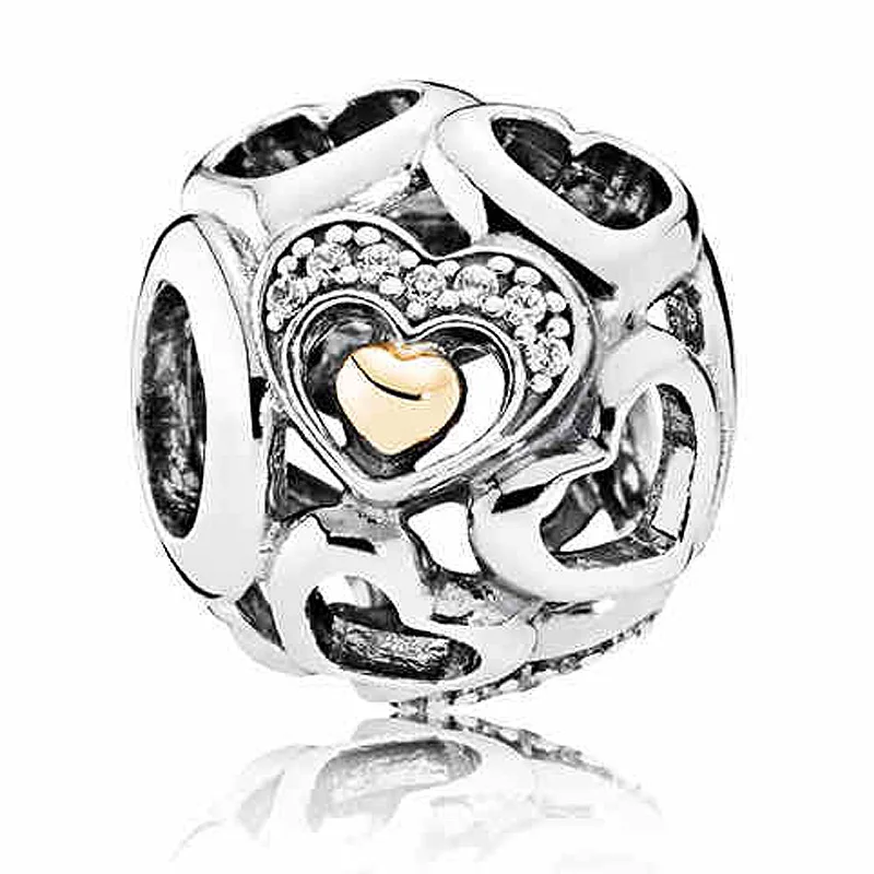 Original 925 Sterling Silver Charm Openwork Heart Of Romance Bead With Crystal Fit Pandora Bracelet DIY Jewelry
Original 925 Sterling Silver Charm Openwork Heart Of Romance Bead With Crystal Fit Pandora Bracelet DIY Jewelry