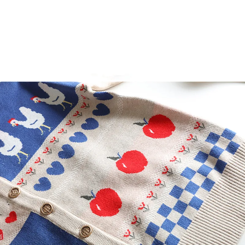 Spring Women's Cartoon Sweater Knit Cardigan Cute Duck Print Fashion 2021 New Products
Spring Women's Cartoon Sweater Knit Cardigan Cute Duck Print Fashion 2021 New Products