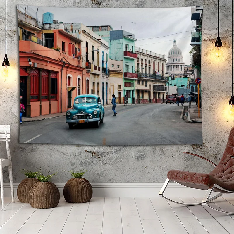 Cuba Architectural View Wall Hanging Tapestry Home Party Decorative Tapestries Photo Background Cloth Table Cloth Wall Tapestry
Cuba Architectural View Wall Hanging Tapestry Home Party Decorative Tapestries Photo Background Cloth Table Cloth Wall Tapestry
