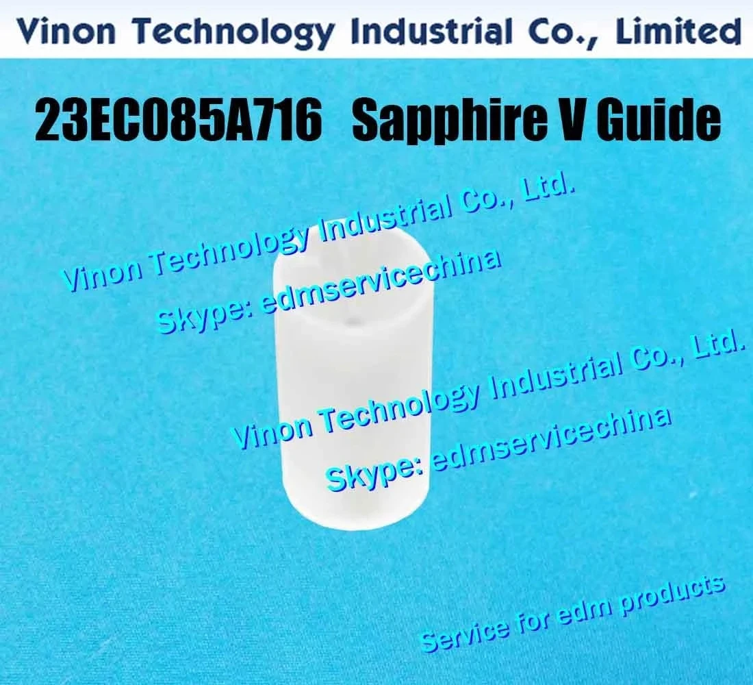 23EC085A716 edm Sapphire V-guide upper head-under the enerziging plate OD=4.5 mm Makinio edm wear parts 23EC.085A.716
23EC085A716 edm Sapphire V-guide upper head-under the enerziging plate OD=4.5 mm Makinio edm wear parts 23EC.085A.716