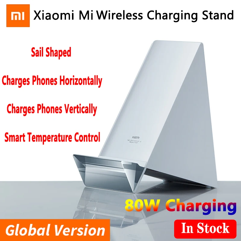Xiaomi 80W Wireless Charger Stand Smart Temperature Control Vertical Charging Base With Cable Fast Charge For mi 11 Mobile Phone
Xiaomi 80W Wireless Charger Stand Smart Temperature Control Vertical Charging Base With Cable Fast Charge For mi 11 Mobile Phone