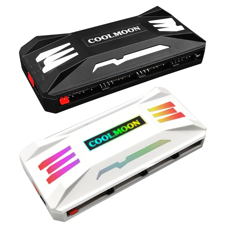 77HA COOLMOON ARGB Управление; Беспроводной 4Pin PWM 5V 3Pin ARGB Вентилятор охлаждения Smart интеллигентая (ый) Пульт дистанционного управления Управление дл... 
77HA COOLMOON ARGB Управление; Беспроводной 4Pin PWM 5V 3Pin ARGB Вентилятор охлаждения Smart интеллигентая (ый) Пульт дистанционного управления Управление дл...