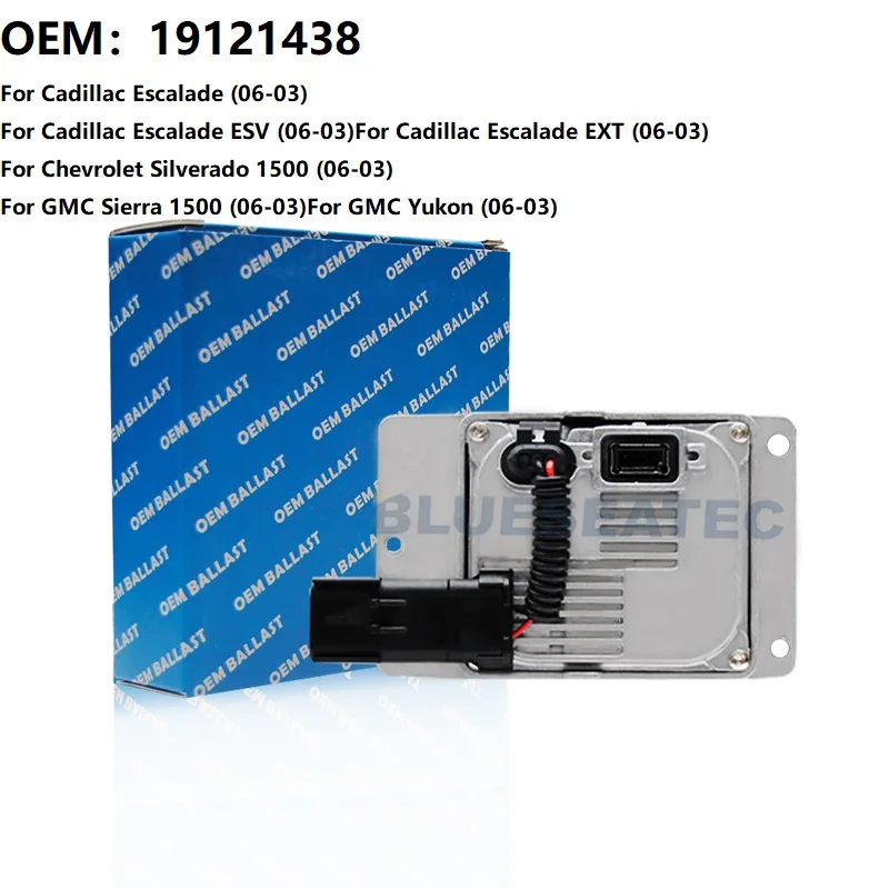 XENON HID Ballast Control Replaces NEW OEM D1 D3S For Cadillac Escalade For Chevrolet Silverado For GMC Sierra Yukon 19121438
XENON HID Ballast Control Replaces NEW OEM D1 D3S For Cadillac Escalade For Chevrolet Silverado For GMC Sierra Yukon 19121438