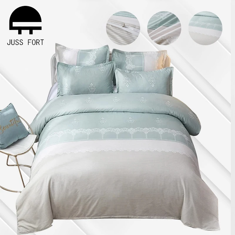 Europe and America Style Lace Pattern Luxury Bedding 2/3 Pcs Sets Duvet Cover Pillowcase Single Twin Queen King Bed Quilt Covers
Europe and America Style Lace Pattern Luxury Bedding 2/3 Pcs Sets Duvet Cover Pillowcase Single Twin Queen King Bed Quilt Covers