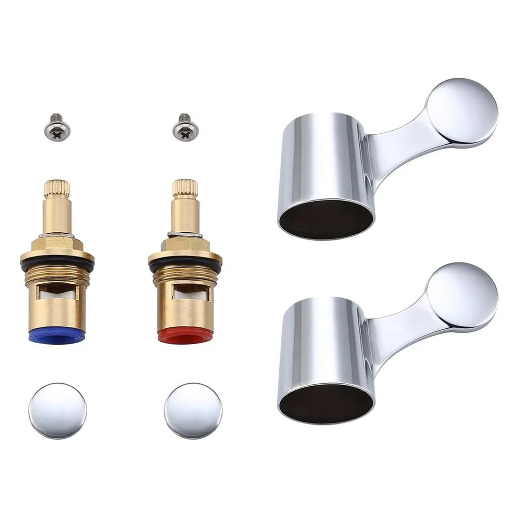 2sets Tap Cartridge+Handle+Screw G1/2 Basin Lever Tap Replacement Heads Handle Conversion Kit For Kitchen Bathroom
2sets Tap Cartridge+Handle+Screw G1/2 Basin Lever Tap Replacement Heads Handle Conversion Kit For Kitchen Bathroom