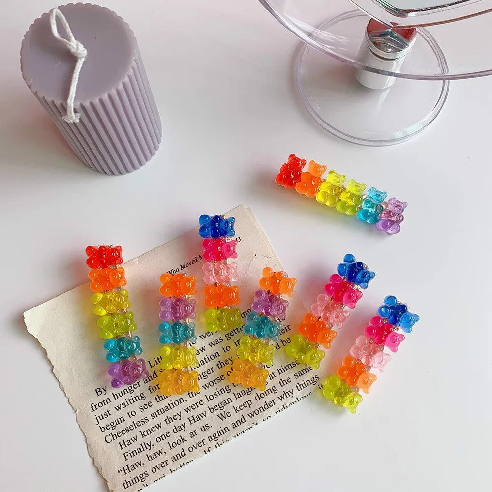 Cute Cartoon Bear Hairpins Transparent Hair Clips Women&girl Daily Children Barrette Jewelry Hair Accessories Party Gift
Cute Cartoon Bear Hairpins Transparent Hair Clips Women&girl Daily Children Barrette Jewelry Hair Accessories Party Gift