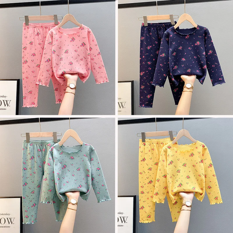 EuerDoDo 2pcs Baby Pajamas Sets Cotton Pajamas For Girls Floral Print Sleepwear Outfits Casual Homewear Clothes
EuerDoDo 2pcs Baby Pajamas Sets Cotton Pajamas For Girls Floral Print Sleepwear Outfits Casual Homewear Clothes