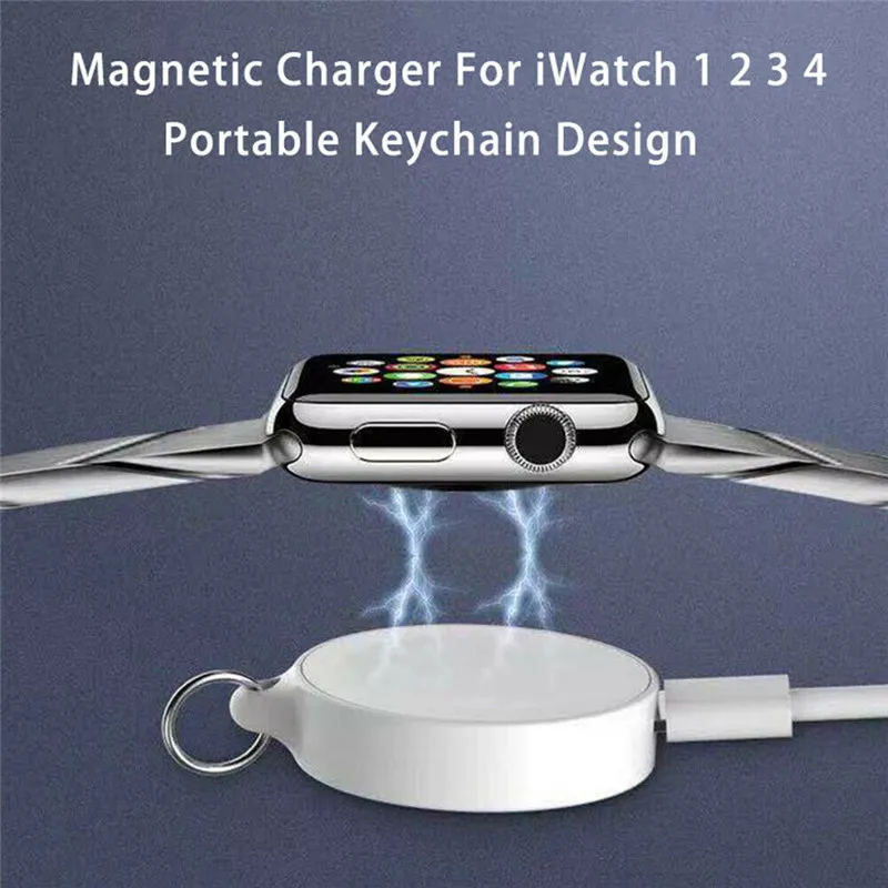 Portable Mini Magnetic Wireless Charger For Apple Watch 1 2 3 4 Series USB Power Charging With Keychain Charging
Portable Mini Magnetic Wireless Charger For Apple Watch 1 2 3 4 Series USB Power Charging With Keychain Charging