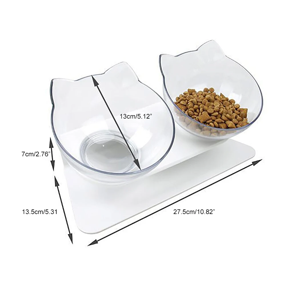 Double Cat Bowl Pet Feeding Bowl with Raised Stand Pet Food Bowl Perfect for Cats and Small Dogs
Double Cat Bowl Pet Feeding Bowl with Raised Stand Pet Food Bowl Perfect for Cats and Small Dogs
